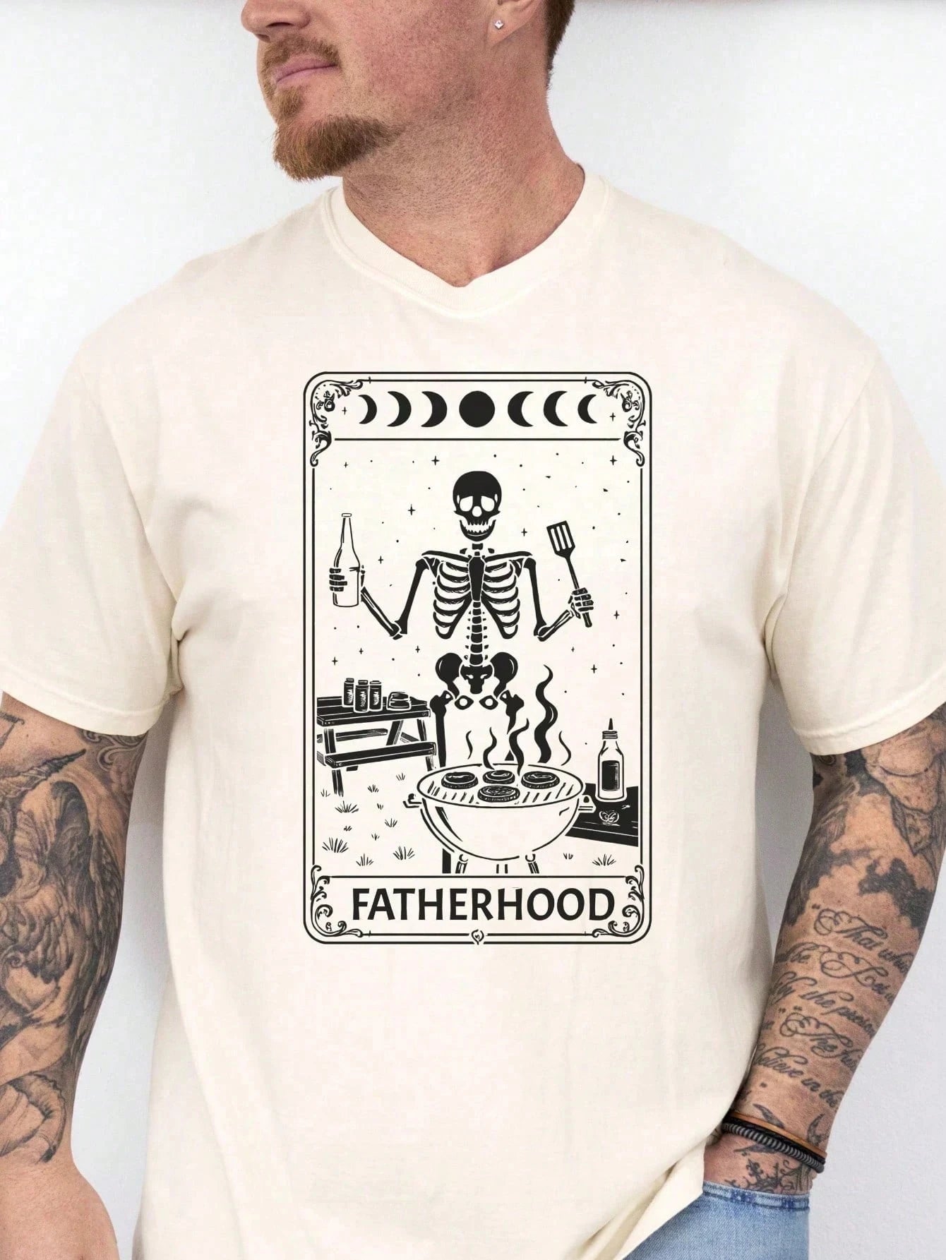 Spooky Dad Ghost Halloween T-Shirt